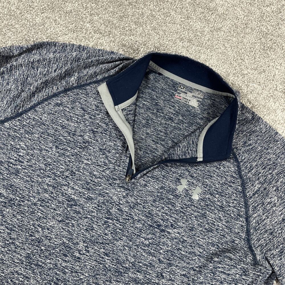 Under Armour 1/4 Zip Pullover Mens Medium Loose Heat Gear Performance Stretch